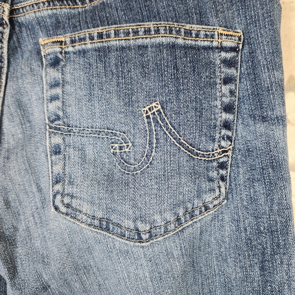 AG Adriano Goldschmied The Prima Roll Up Cigarette Leg Jean Medium Wash Size 28R - Picture 11 of 16